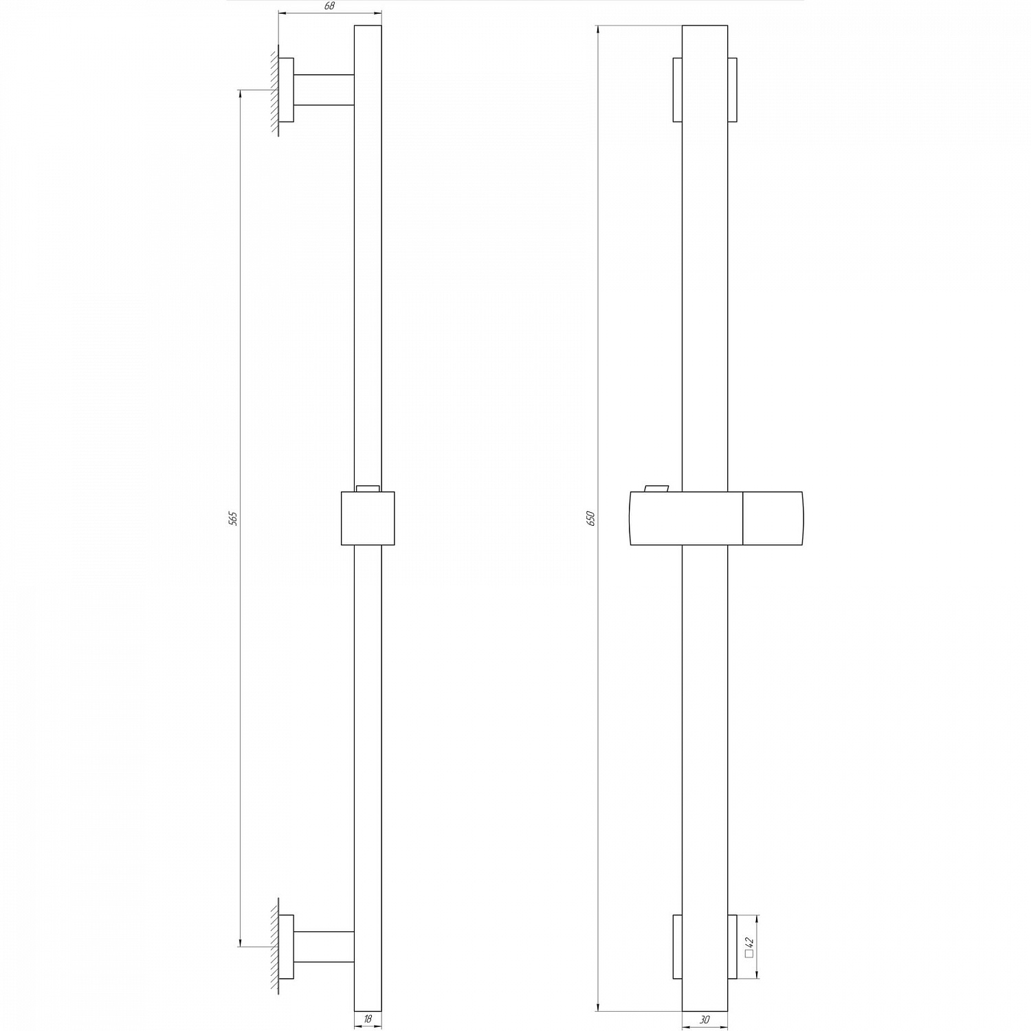 Душова стійка Globus Lux SUS-1108