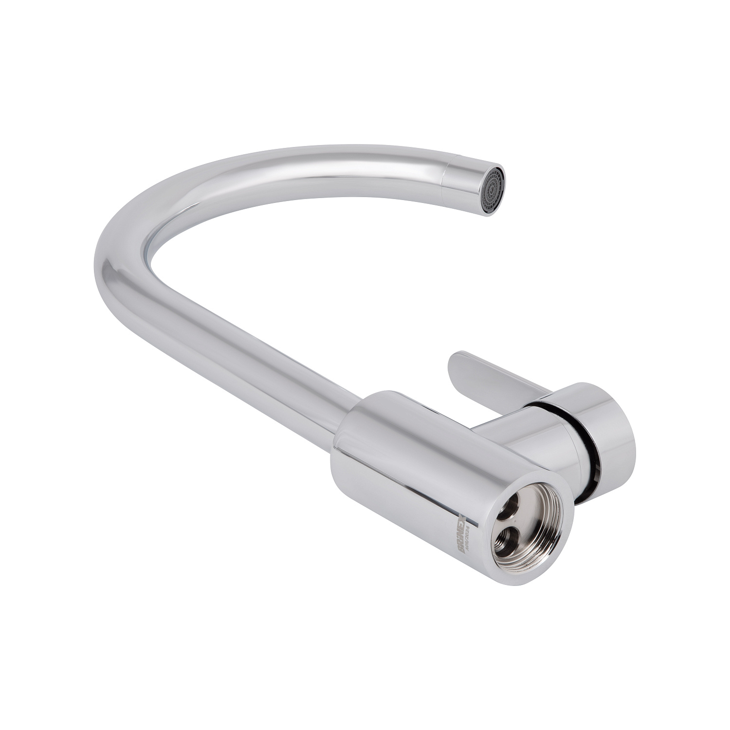 Змішувач для кухні U-образний Brinex Pure 015F U-образний  Chrome BRIPUR015FCRM