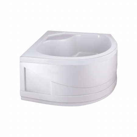 Душова кабіна Latwa SC80x80.SAT.HIGH.FR полукругла, скло Frost 4 мм + Душовий піддон KAPIELKA ST80x80x41, з панеллю Lidz