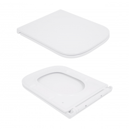Унітаз підлоговий Qtap Tern Ultra Quiet безобідковий з сидінням Soft-Close QT17222175AUQ1W White
