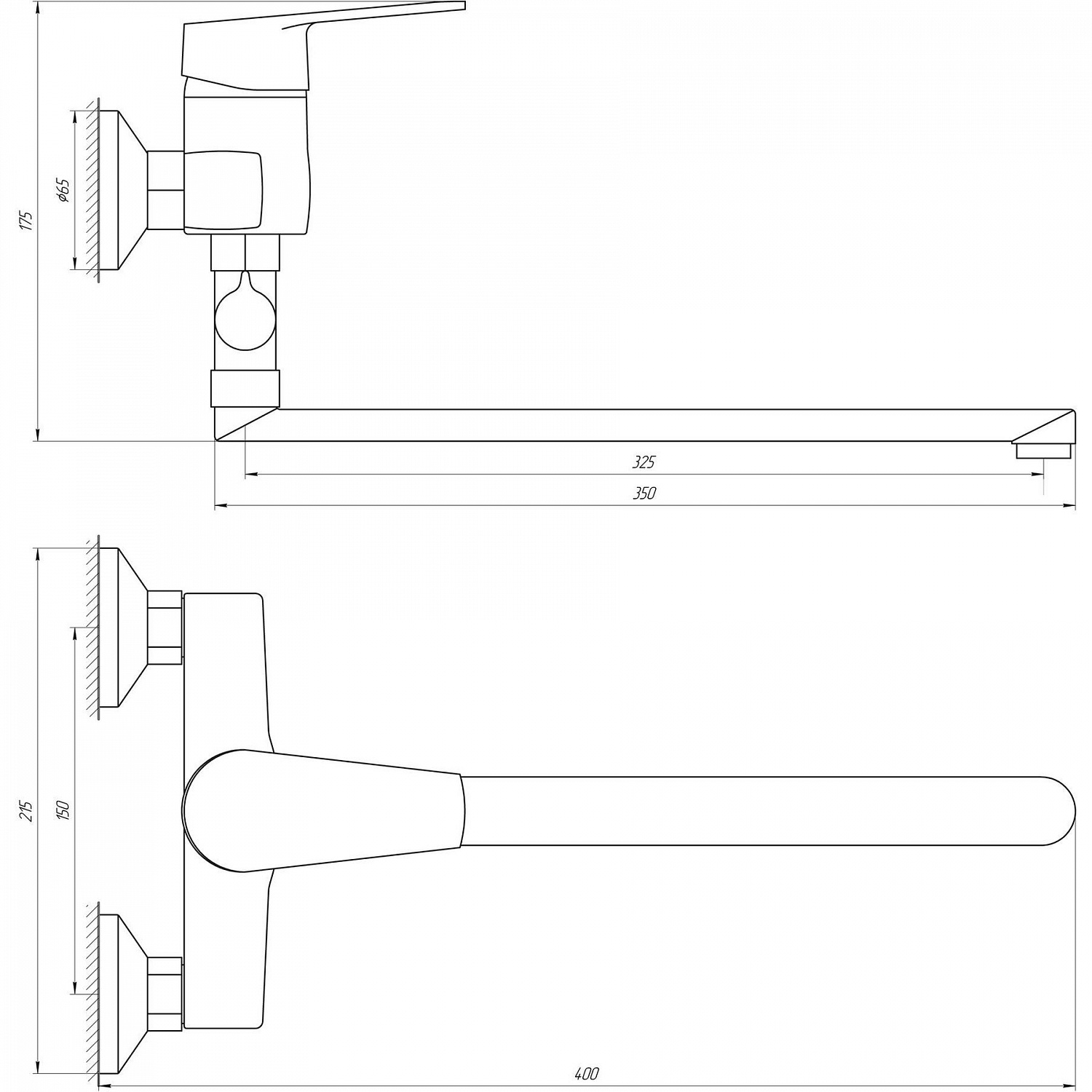 Змішувач для ванни DOMINO BLITZ DBC-108
