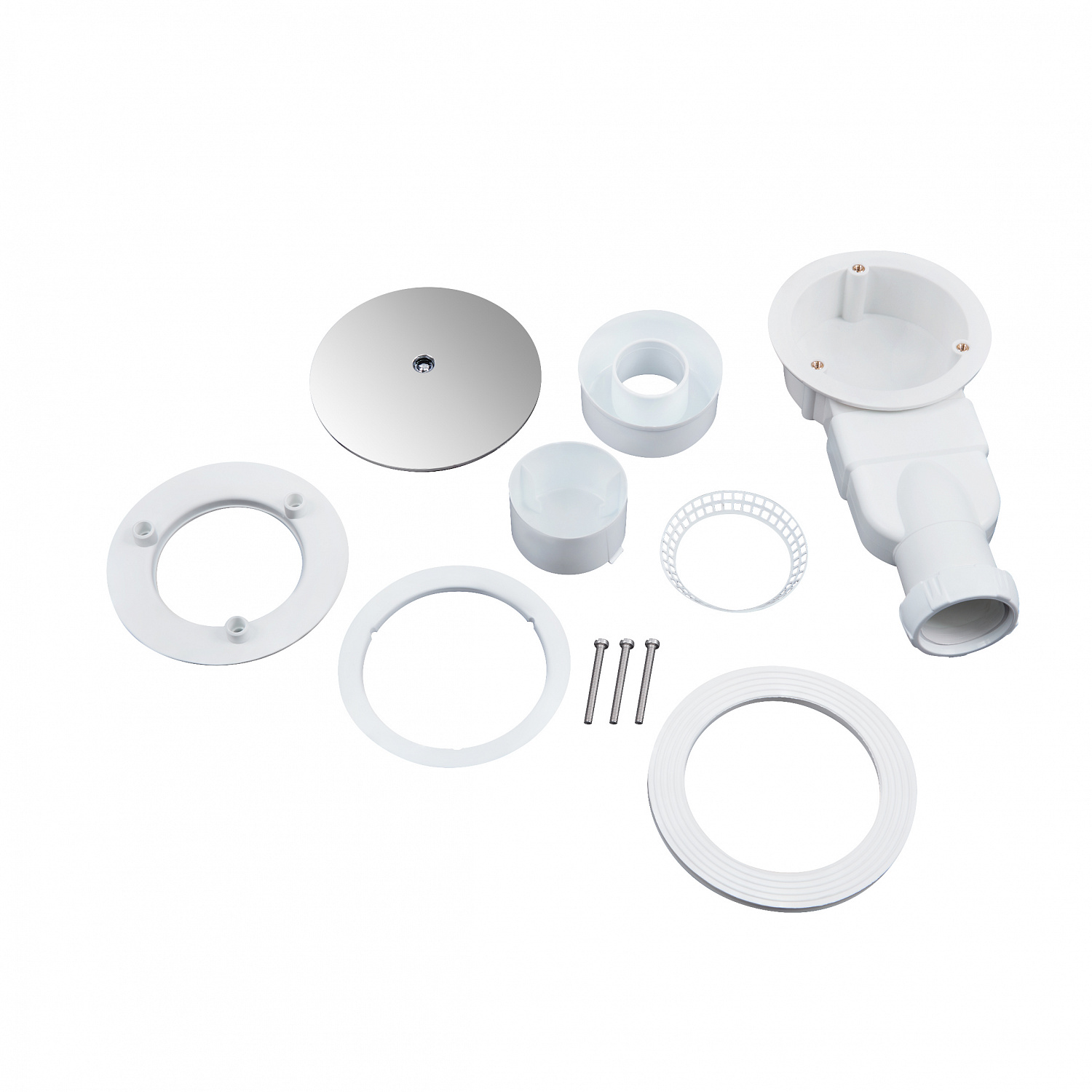 Душовий піддон Qtap Robin 309912C 90x90x12 см + сифон