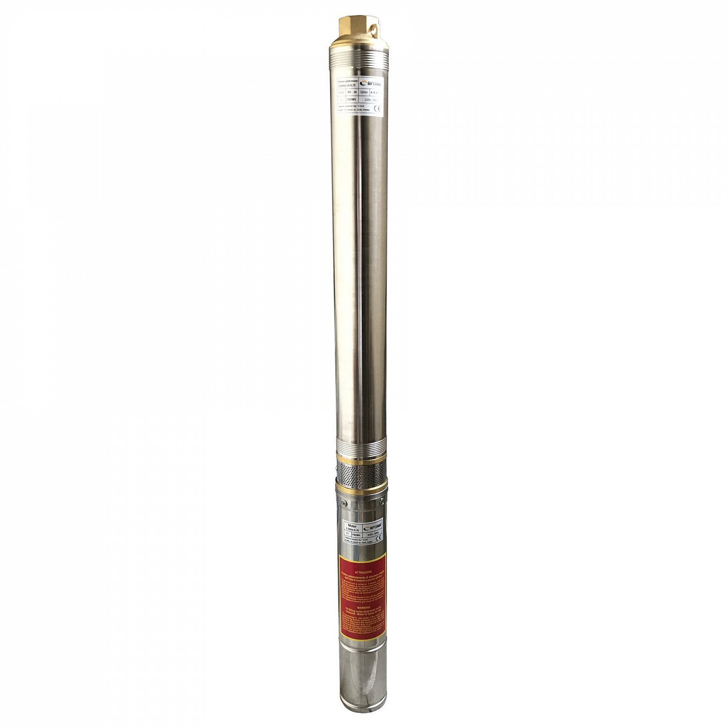 Насос свердловинний з підв, стійк, до піску OPTIMA 3,5SDm2/ 9  0,37 кВт  50м + пульт +кабель 15м NEW в інтернет-магазині Yago