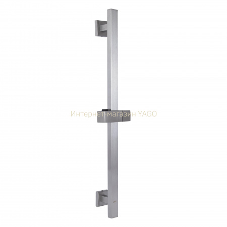 Душова стійка з тримачем універсальна Lidz Niagara 321 прямокутна LDNIA321NKS46113 Nickel