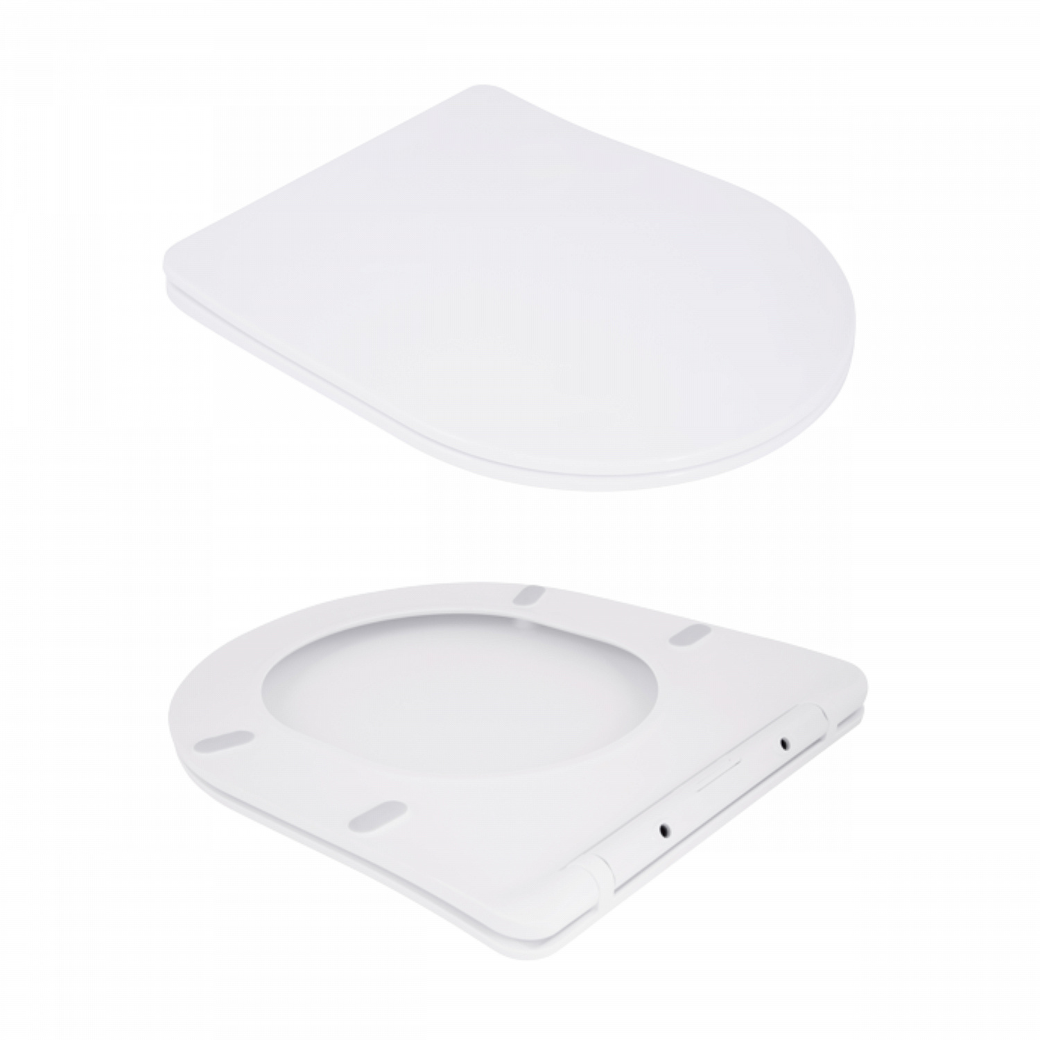 Унітаз підвісний Qtap Robin Mew безобідковий з сидінням Soft-close QT13332381АSW