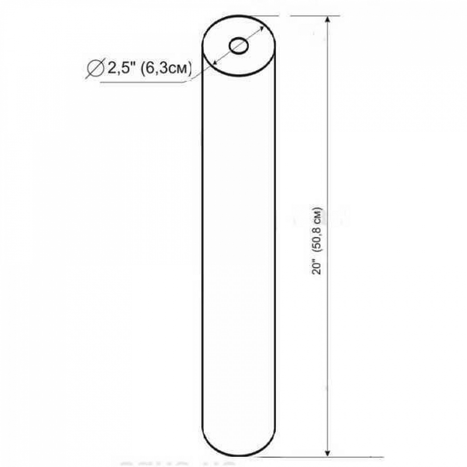 Картридж вугільний насипний Slim line 20*2,5″ Bio+ systems UDF-10A в інтернет-магазині Yago