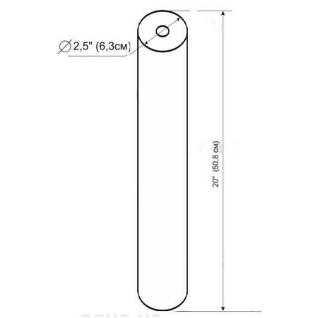 Картридж вугільний насипний Slim line 20*2,5″ Bio+ systems UDF-10A в інтернет-магазині Yago