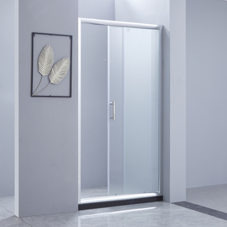 Душові двері в нішу Lidz Aria SD120x185.CRM.FR, скло Frost 5 мм