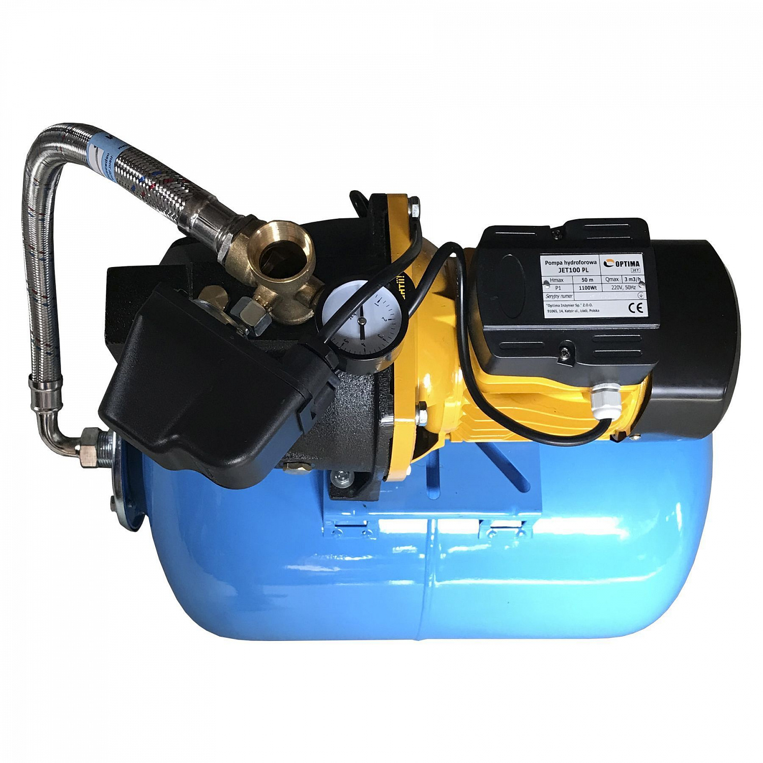 Насосна станція Optima JET100-PL-50 1,1кВт чавун довгий на гребінці в інтернет-магазині Yago